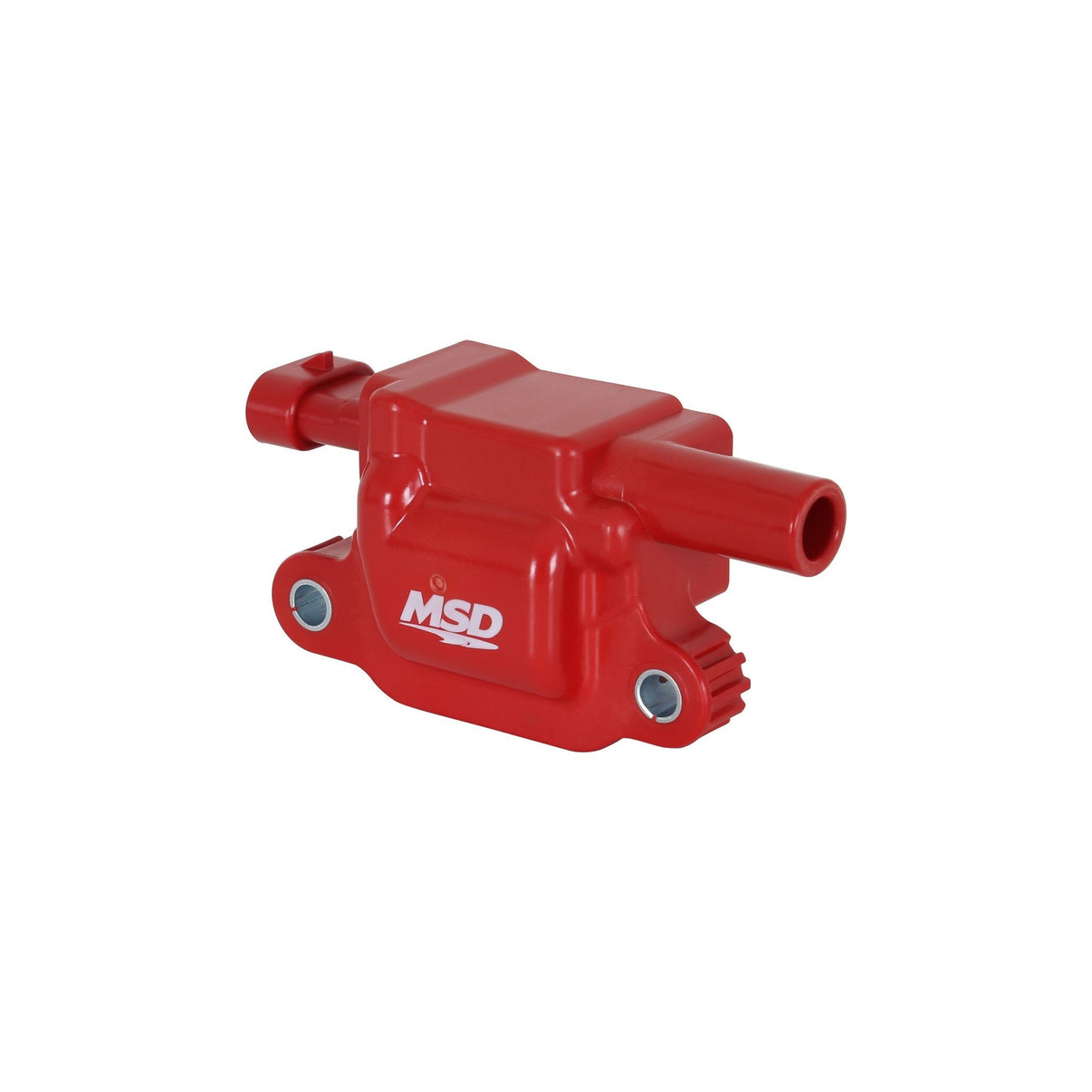 MSD Ignition Coil - Blaster Series - Gen V GDI Engine - Red - 8-Pack - Square - Photo - out of package Left