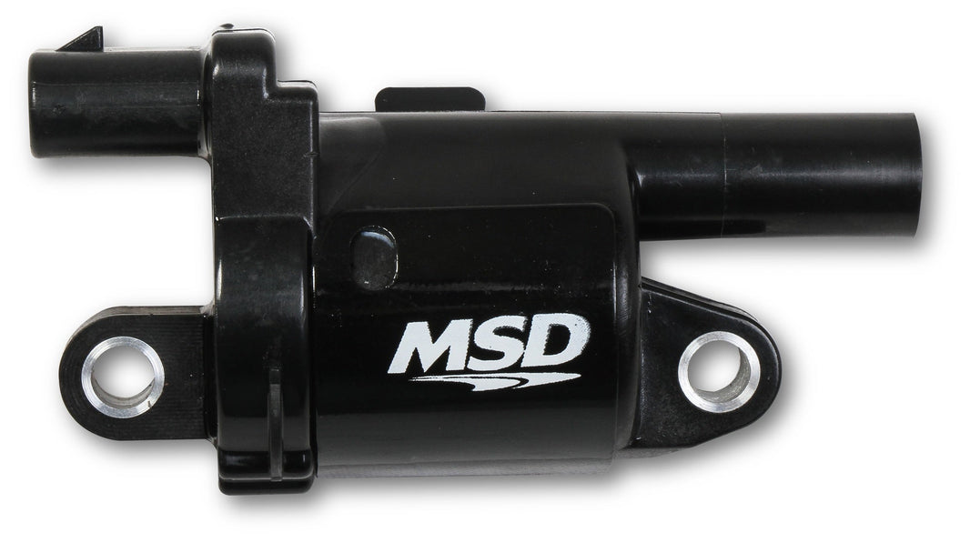 Tændspoler, sorte, runde, '14 &amp; opefter GM V8, 8-pak - MSD tændspole - Blaster-serien - Gen V GDI-motor - sort - 8-pak - rund
