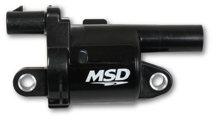 Coils, Blk, Round, '14 & up GM V8, 8-pk - MSD Ignition Coil - Blaster Series - Gen V GDI Engine - Black - 8-Pack- Round