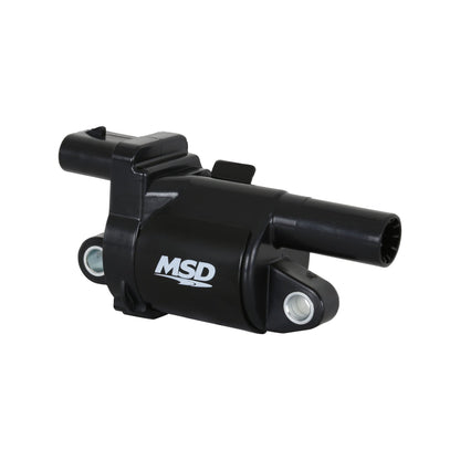 Coils, Blk, Round, '14 & up GM V8, 8-pk - MSD Ignition Coil - Blaster Series - Gen V GDI Engine - Black - 8-Pack- Round