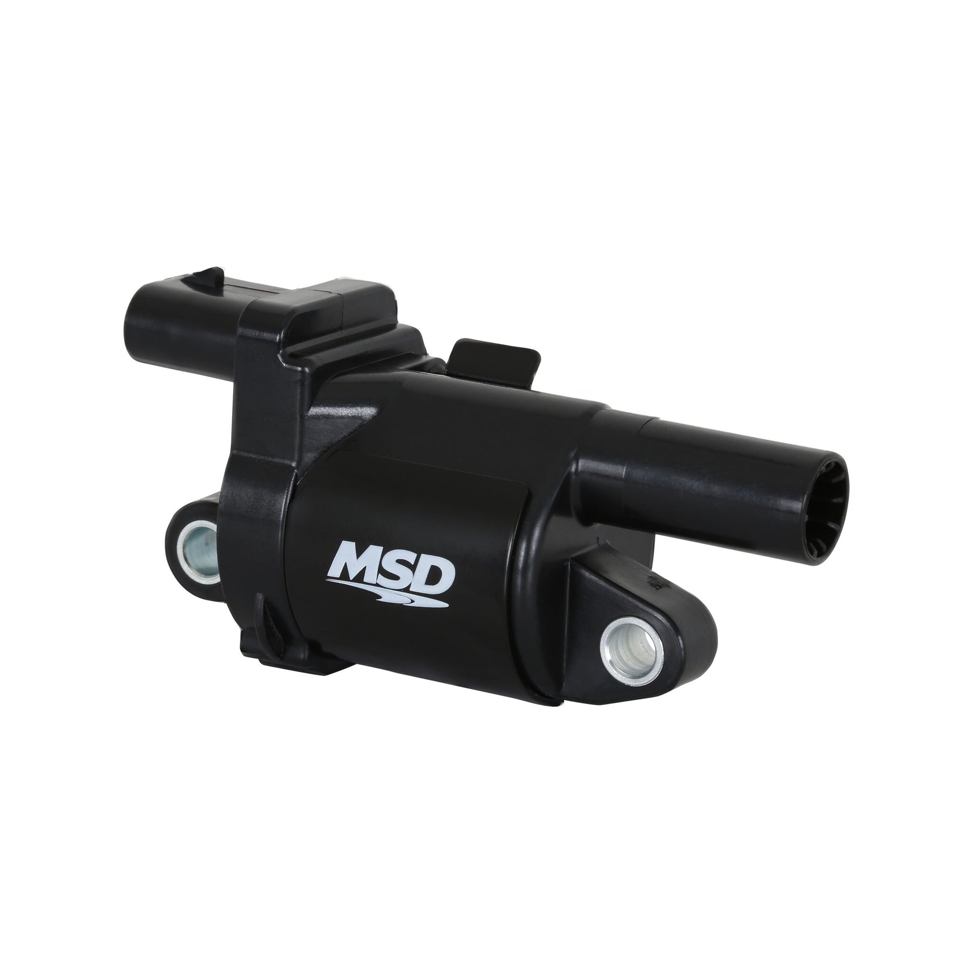 MSD Ignition Coil - Blaster Series - Gen V GDI Engine - Black - 8-Pack- Round - Photo - out of package Left