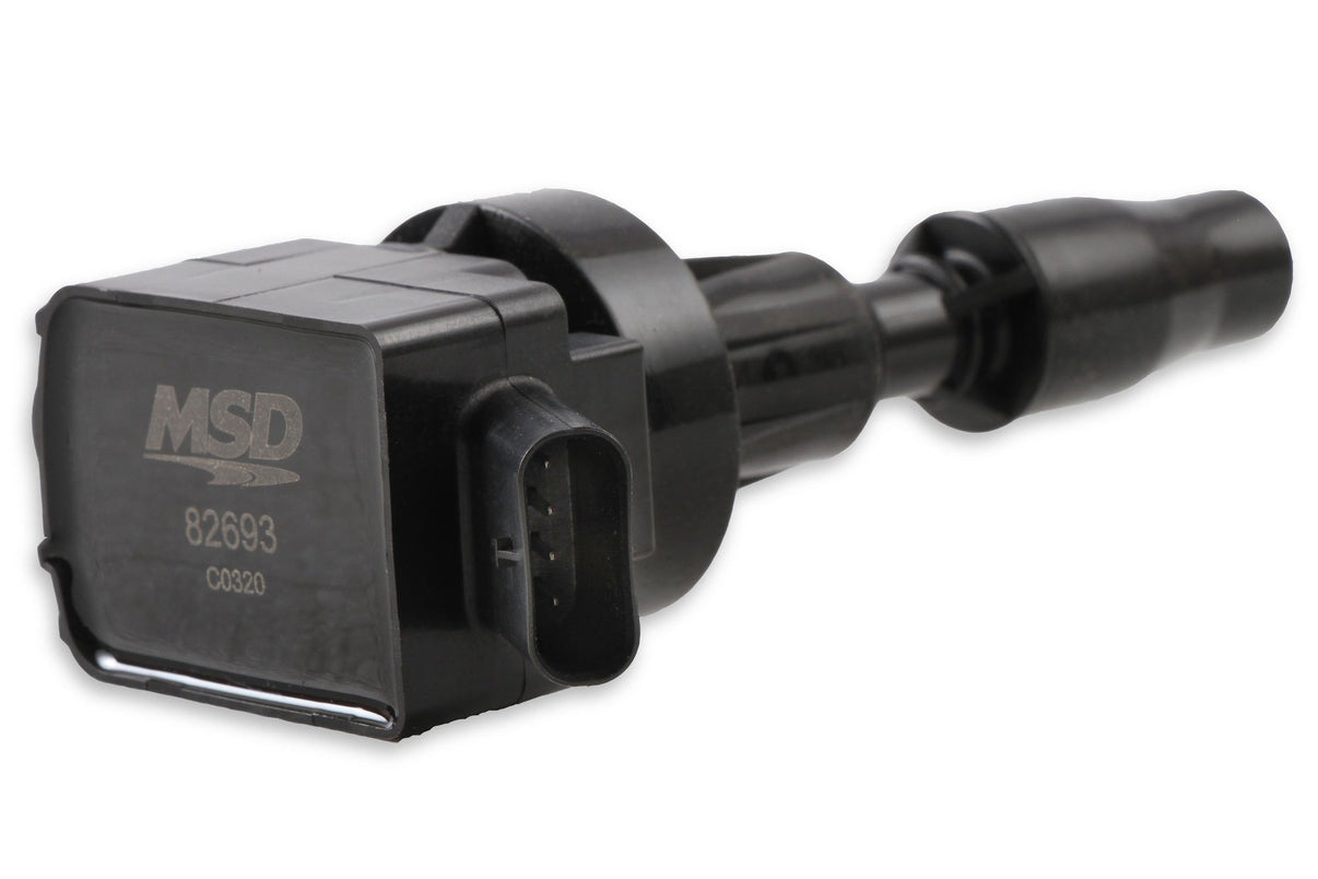 MSD Ignition Coil - Blaster Series - Hyundai/KIA 1.6L Turbo - Black - 4-Pack - Photo - out of package Bottom