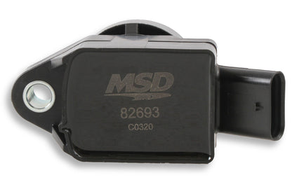 MSD Ignition Coil - Blaster Series - Hyundai/KIA 1.6L Turbo - Black - 4-Pack - Photo - out of package Angle