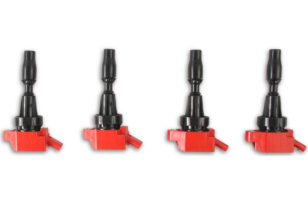 Coils, 15 & Up Hyundai/KIA 1.6LT 4PK Red - MSD Ignition Coil - Blaster Series - Hyundai/KIA 1.6L Turbo  - Red - 4-Pack