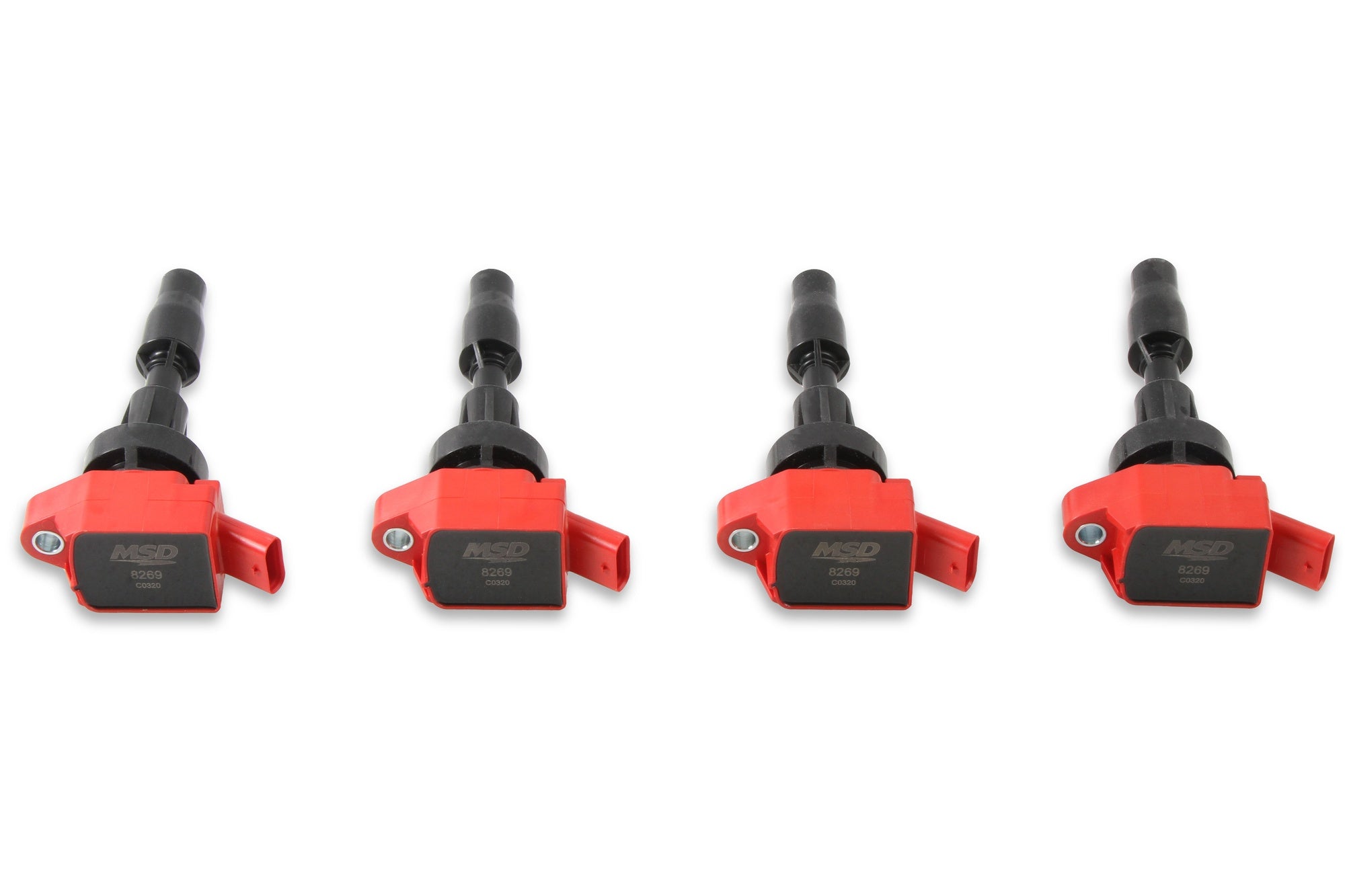 MSD Ignition Coil - Blaster Series - Hyundai/KIA 1.6L Turbo  - Red - 4-Pack - Photo - out of package Right