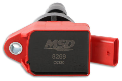 MSD Ignition Coil - Blaster Series - Hyundai/KIA 1.6L Turbo  - Red - 4-Pack - Photo - out of package Bottom