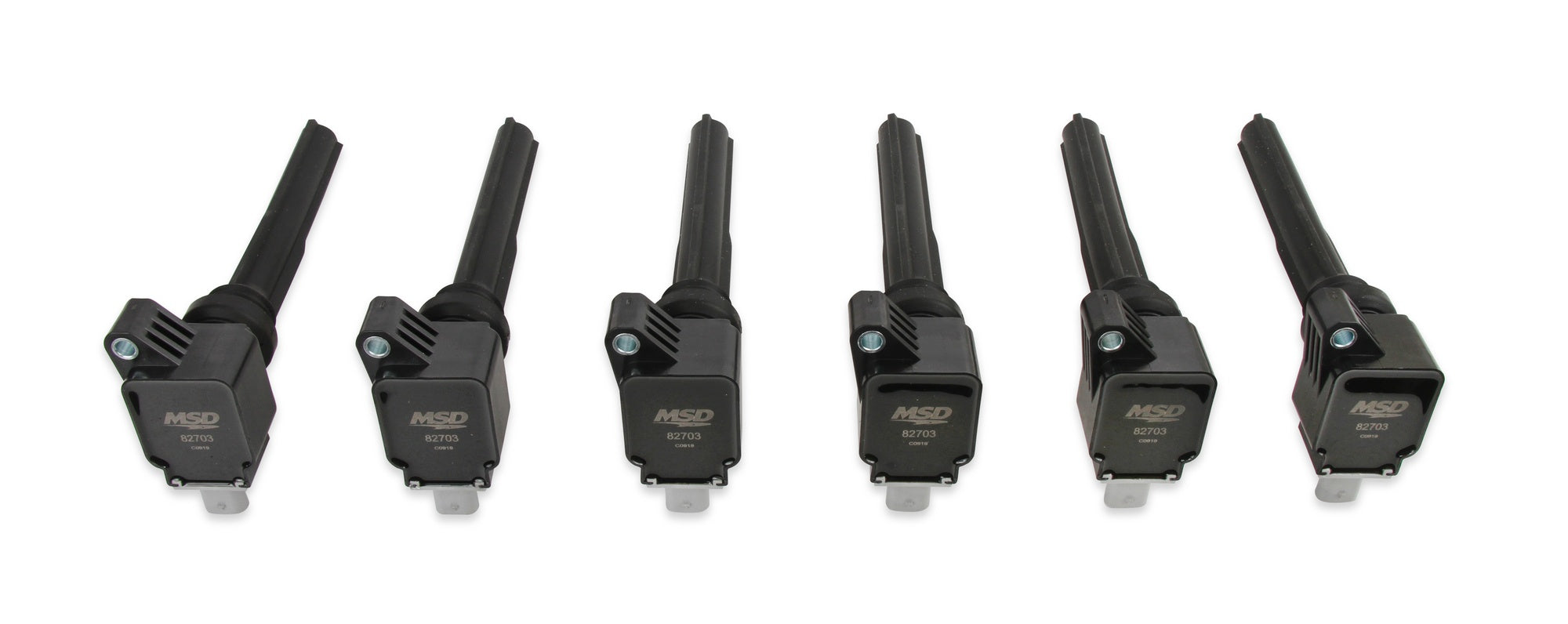 MSD Ignition Coil - Ford EcoBoost - 3.5L V6 - Black - 6-Pack - Photo - Primary Front