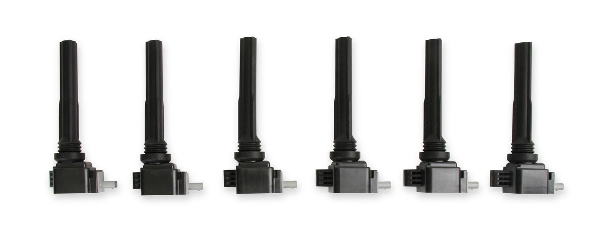 MSD Ignition Coil - Ford EcoBoost - 3.5L V6 - Black - 6-Pack - Photo - out of package Left
