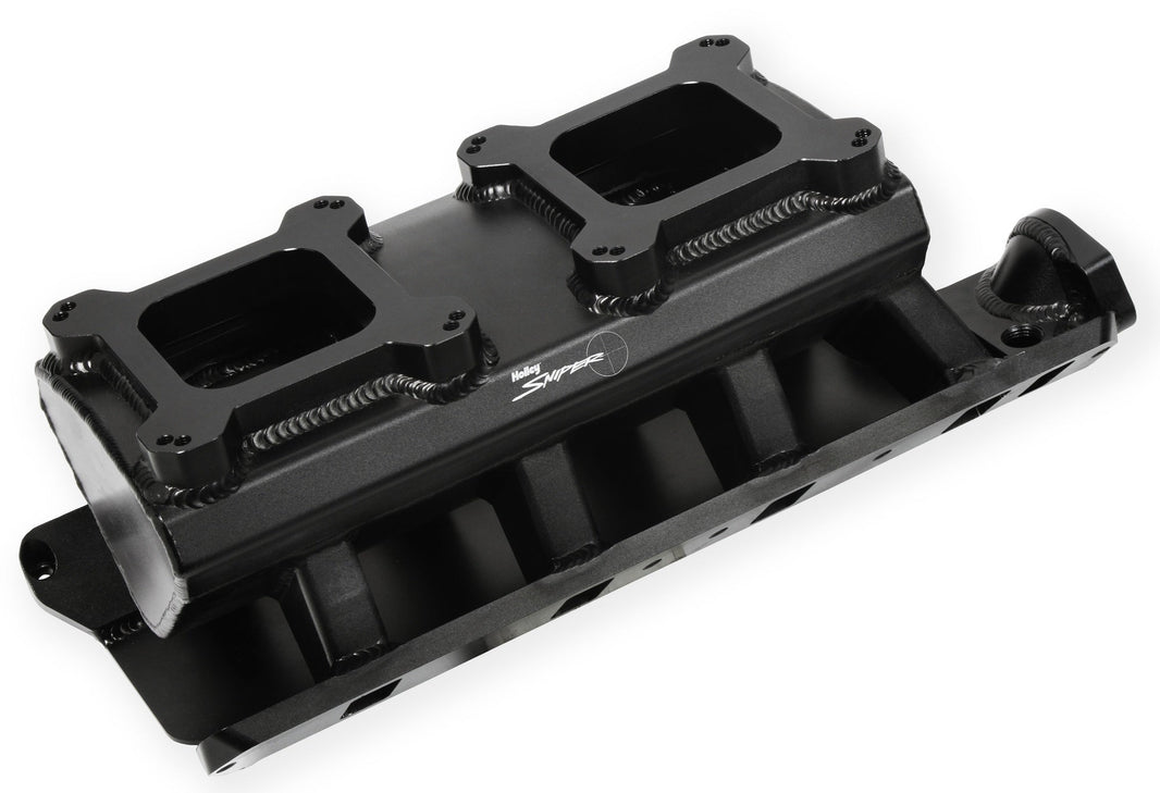 SNIPER SBF KARBURATOR DUAL QUAD INDSUGNING M - Sniper Plademetalfremstillet Indsugningsmanifold Ford 289-302