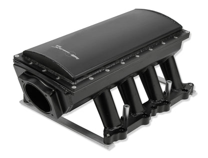 SNIPER EFI 11-15 5.0L COY HI-RAM BLACK - Sniper EFI Fabricated Race Intake Manifold - 2011-14 Ford 5.0L Coyote - Black