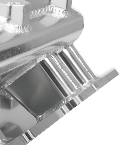 SNIPER FAB IM BBC 2X4150 SILVER W/LOGO - Sniper Sheet Metal Fabricated Intake Manifold Big Block Chevy