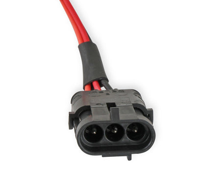 Black RTR Mar. Dist. Ford 351-460,STL GR - MSD Ready-to-Run Black Marine Distributor Ford 351C-460, Steel Gear