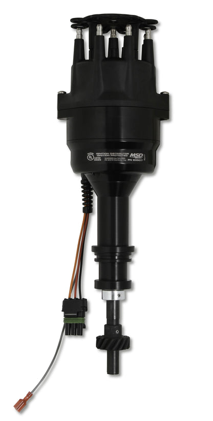Blk Ready-to-Run Mar. Dist. Ford 351-460 - Ford 351C-460 Ready-to-Run Marine Distributor-Black