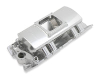 SNIPER FAB IM BBC1X4500 SILVER W/LOGO - Sniper Sheet Metal Fabricated Intake Manifold Big Block Chevy