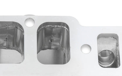 SNIPER FAB IM BBC1X4500 SILVER W/LOGO - Sniper Sheet Metal Fabricated Intake Manifold Big Block Chevy