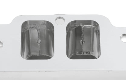 SNIPER FAB IM BBC 2X4500 SØLV MED LOGO - Sniper Plademetalfremstillet Indsugningsmanifold Big Block Chevy