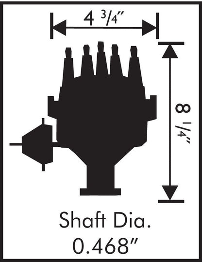 Dist, Ford 289/302, Ready-To-Run, Stl Gr - Ford 289/302 Ready-To-Run Distributor, Steel Gear
