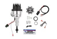 Dist,Ford 289/302,RTR, Black Cap, STL GR - Distributor, Ford 289/302, Ready-to-Run, Black Cap, Steel Gear