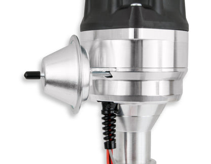 Dist,Ford 289/302,RTR, Black Cap, STL GR - Distributor, Ford 289/302, Ready-to-Run, Black Cap, Steel Gear