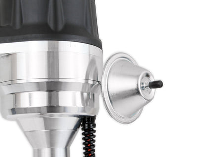 Dist,Ford 289/302,RTR, Black Cap, STL GR - Distributor, Ford 289/302, Ready-to-Run, Black Cap, Steel Gear