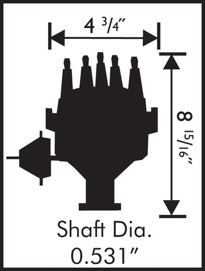 Distributor, Ford 351W, Ready-To-Run - Ford 351W Ready-To-Run Pro-Billet Distributor