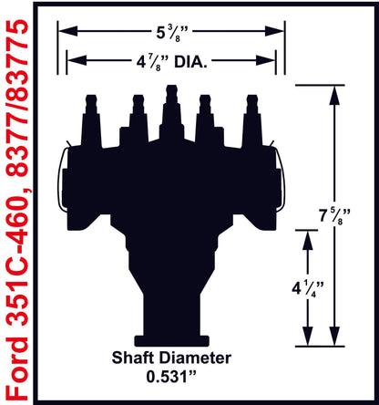 Dist., Ford 351C-460, Crank Trigger - Ford 351C – 460 Crank Trigger Distributor