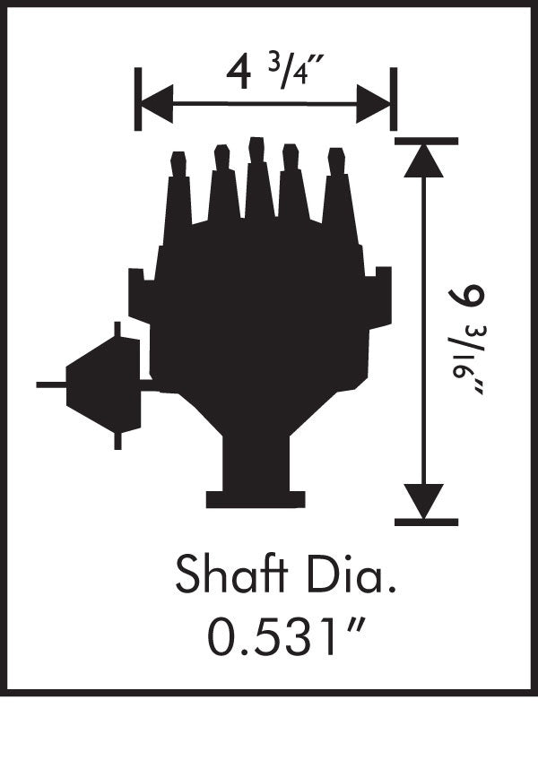 Ford Y-Block Ready-to-Run Distributor - Photo - Close Up Top