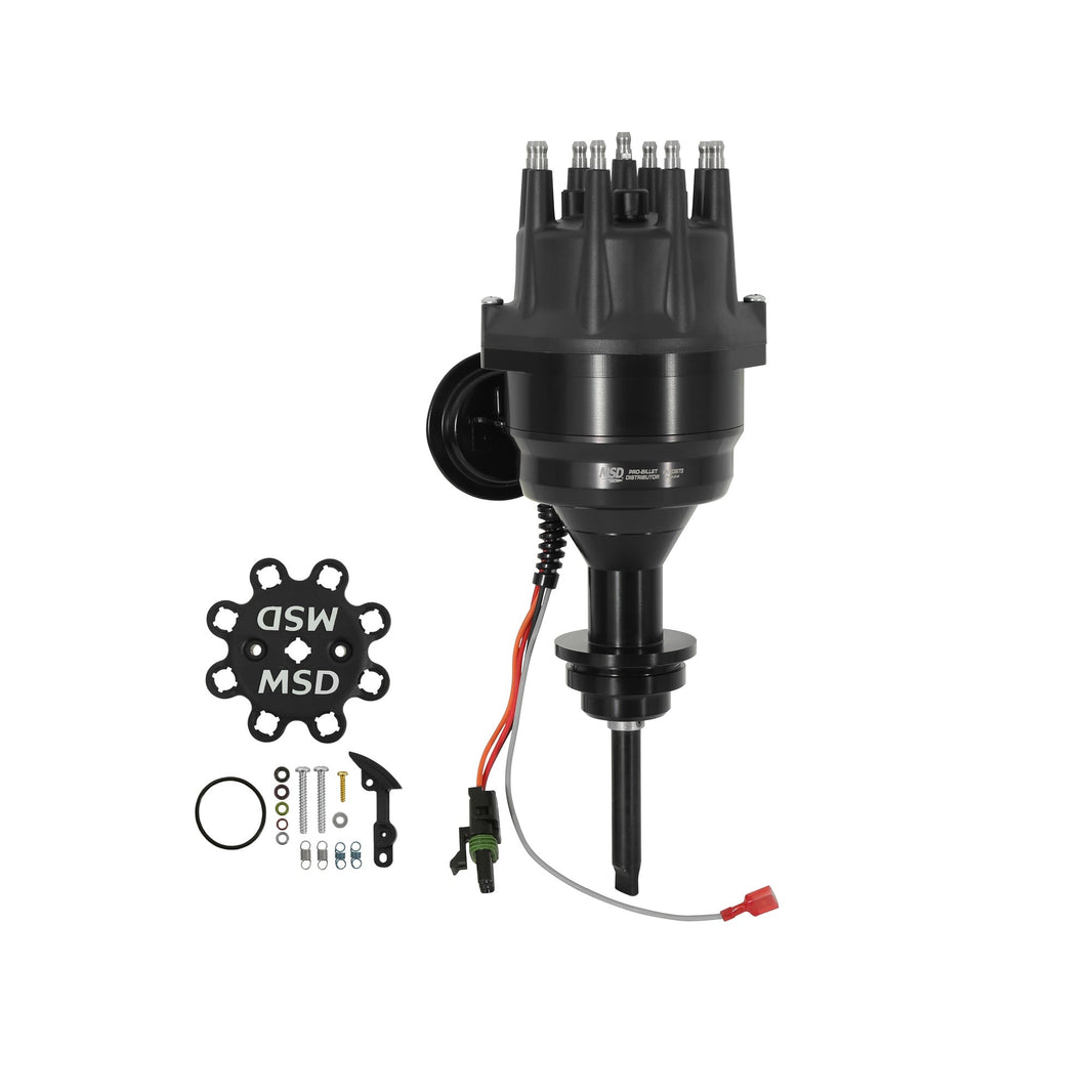 MSD Black Distributor,Chry.440,426 RTR - MSD Black Chrysler 426, 440 Ready-To-Run Distributor