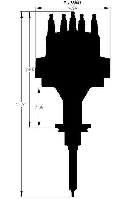 Pro Billet Distributor, Chrysler 392Hemi - Chrysler 392 HEMI Pro-Billet Distributor
