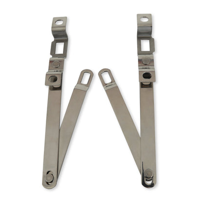 Ensemble de biellettes de hayon Brothers Trucks - Version Fleetside - Acier inoxydable - Paire