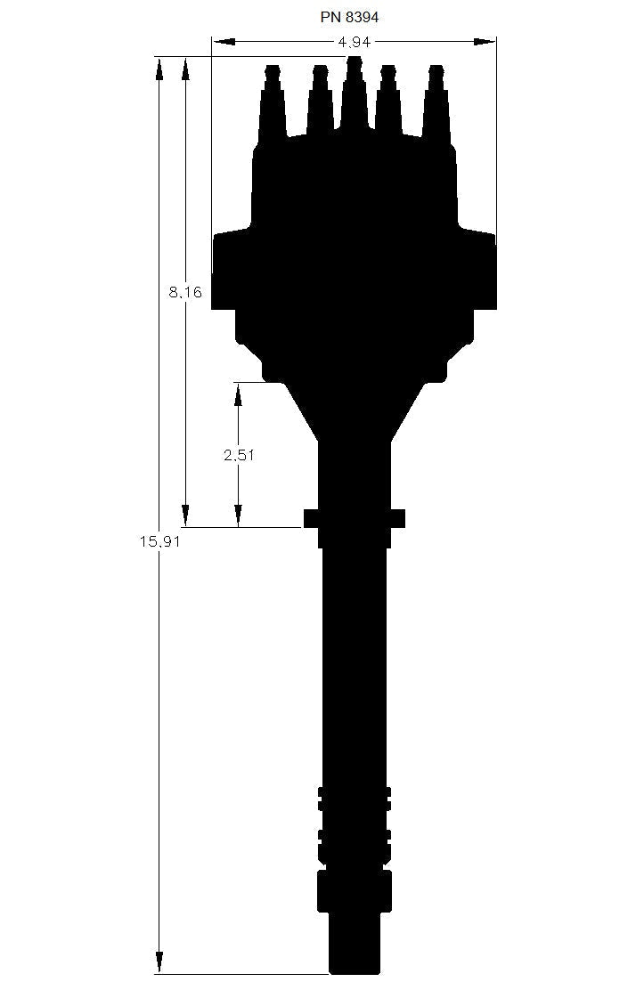 Chevrolet Digital E-Curve Distributor - Photo - out of package Bottom