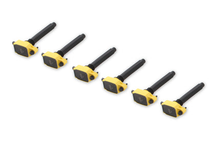 Bobine d'allumage ACCEL SuperCoil - 2011-2016 Mopar - V6 3,6 L - Jaune - Lot de 6