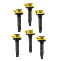 Ignition Coil - SuperCoil Series - 2007-2016 Ford 3.5L/3.7L V6, Yellow, 6-pack