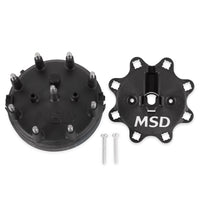 Dist Cap, Black Ford HEI - MSD Distributor Cap - Ford HEI - Black