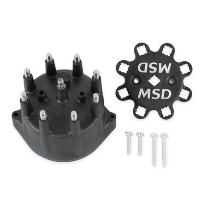 Black Distributor Cap for PN 8570, 8545, 8546 - Photo - Primary Front
