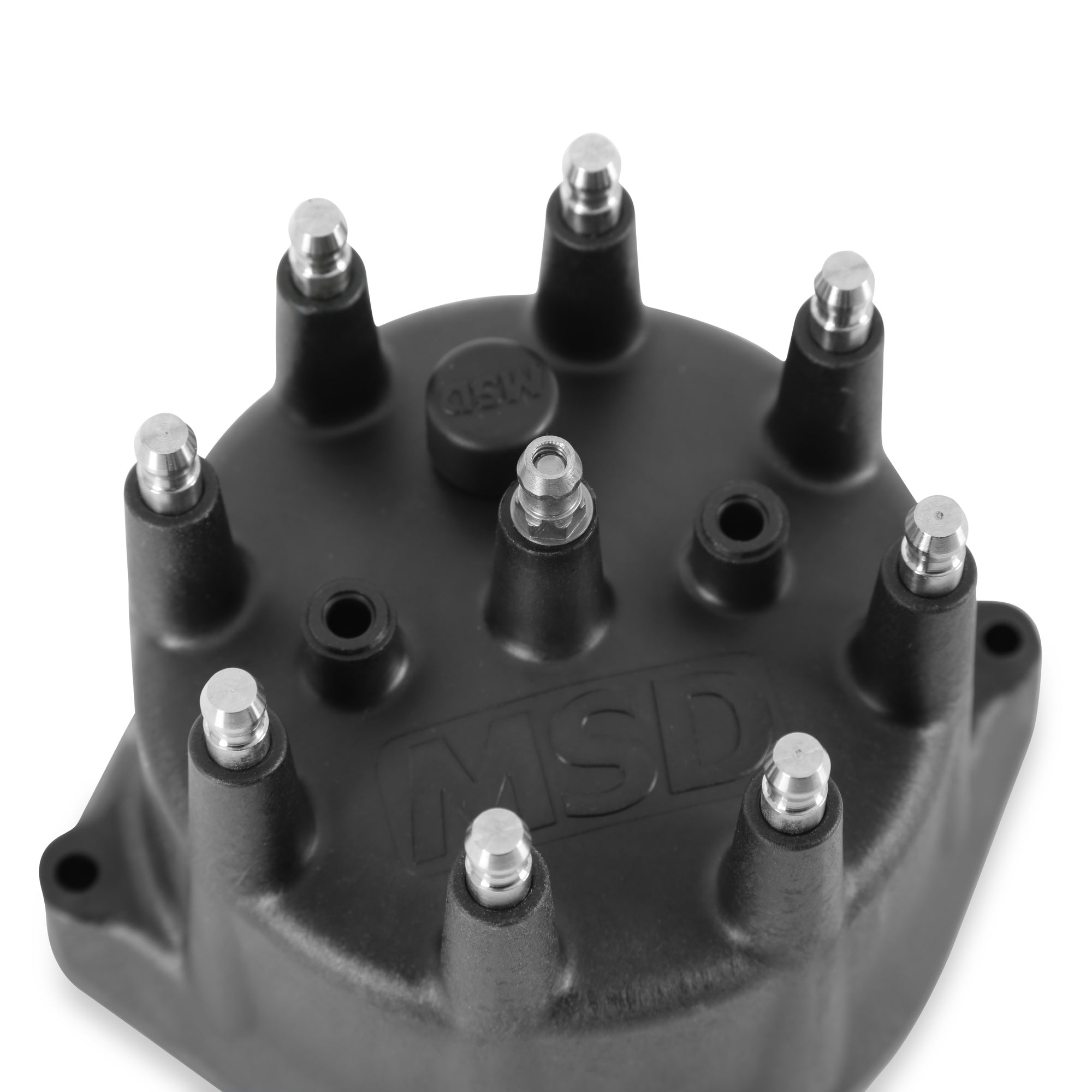 Black Distributor Cap for PN 8570, 8545, 8546 - Photo - Close Up Top