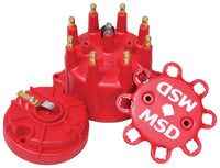 Dist Cap/Rotor Kit, For 8570, 8545, 8546 - MSD Red Cap/Rotor Kit