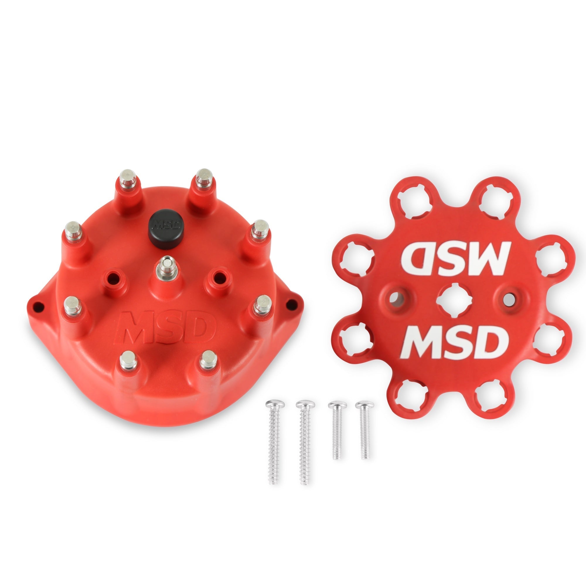 Red Distributor Cap - Photo - Primary Front