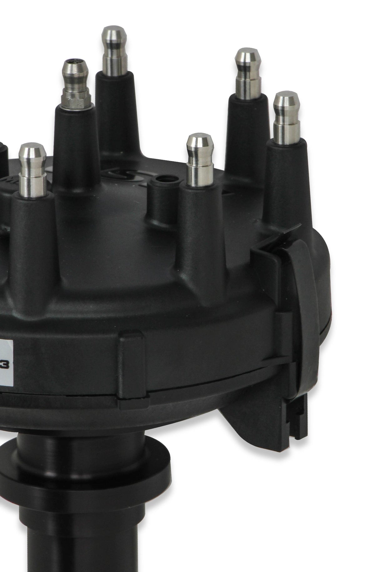 MSD Black Chevy Low-Profile Crank Trigger Distributor - Photo - out of package Back