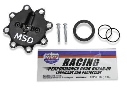 Dist., CrankTrigger, ChevyV8 LP, Sort - MSD Sort Chevy Lavprofil Crank Trigger Distributør