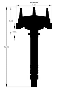 Distributor, Crank Trigger, Chevy V8 L.P - Chevy V8 Crank Trigger Distributor