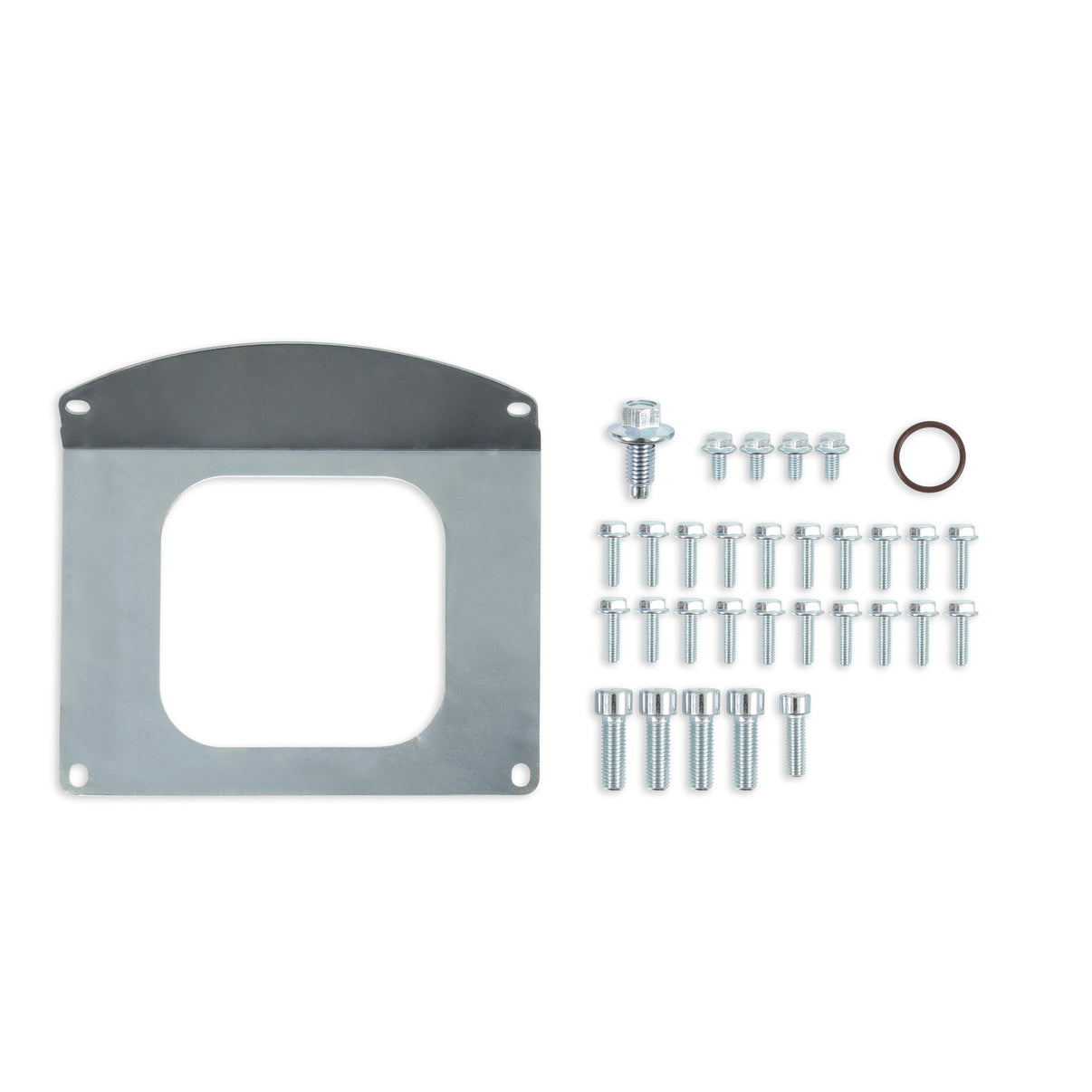Holley Gen III Hemi Swap Oil Pan - Black - Photo - out of package Top