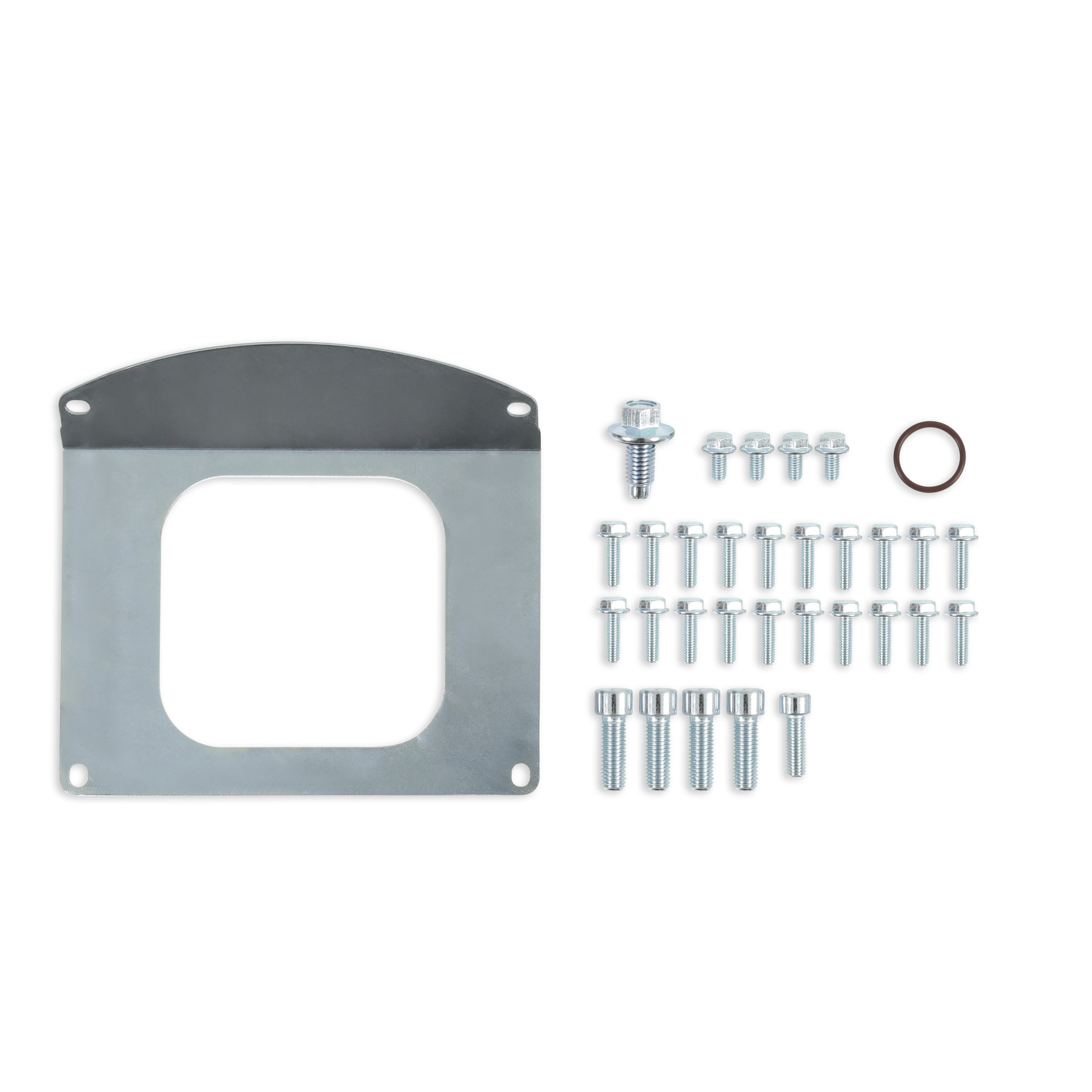 Holley Gen III Hemi Swap Oil Pan - Black - Photo - out of package Top