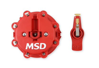 Dist. Cap/Rtr Kit, MSD/Ford V8 TFI,85-95 - Distributor Cap and Rotor Kit, MSD/Ford V8 TFI, '85-'95
