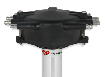 Chevy Super Tall Block Black Crab Cap Distributor - Photo - out of package Left