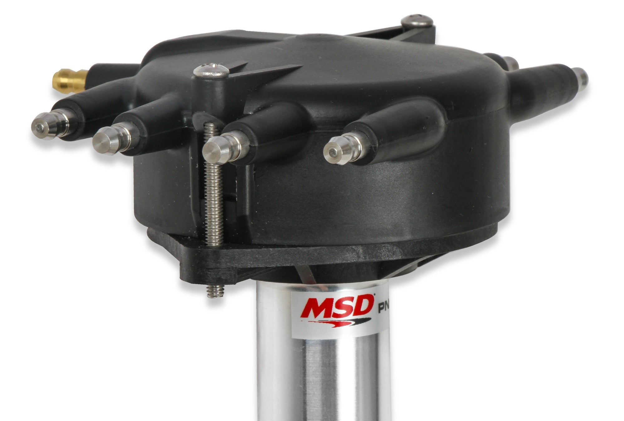Chevy Super Tall Block Black Crab Cap Distributor - Photo - out of package Top