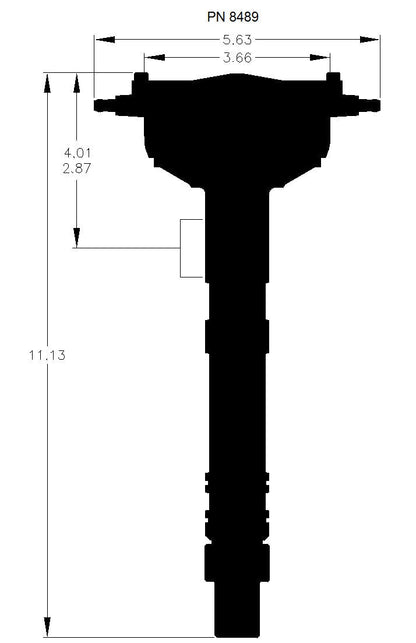 Chevy Crab Cap Crank Trigger Distributor - Photo - out of package Bottom