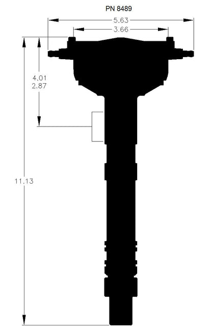 Distributor, Crank Trigger w/Crab Cap - Chevy Crab Cap Crank Trigger Distributor
