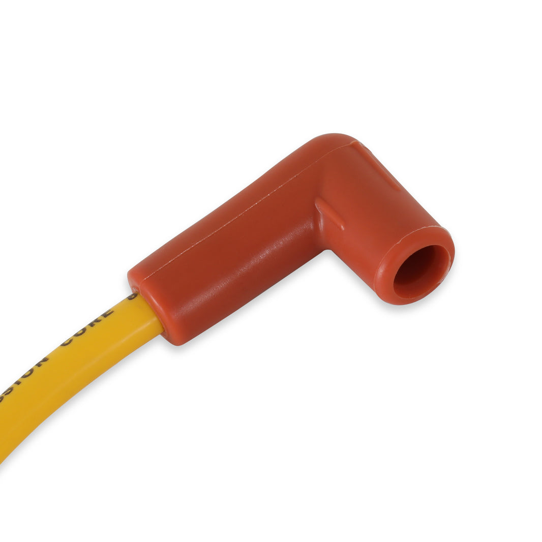 Spark Plug Wire Set- Super Stock Graphite Core 8mm- Chevy/ GMC V8 1955-74-Yellow