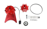 FrontDrive Dist W/ ADJ. Hall Sensor, SBC - MSD Front Drive Distributor with Adjustable Cam Sync